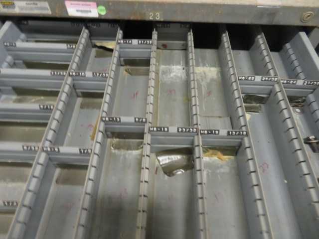 9 Drawer Stanley Vidmar and contents - MISCELLANEOUS