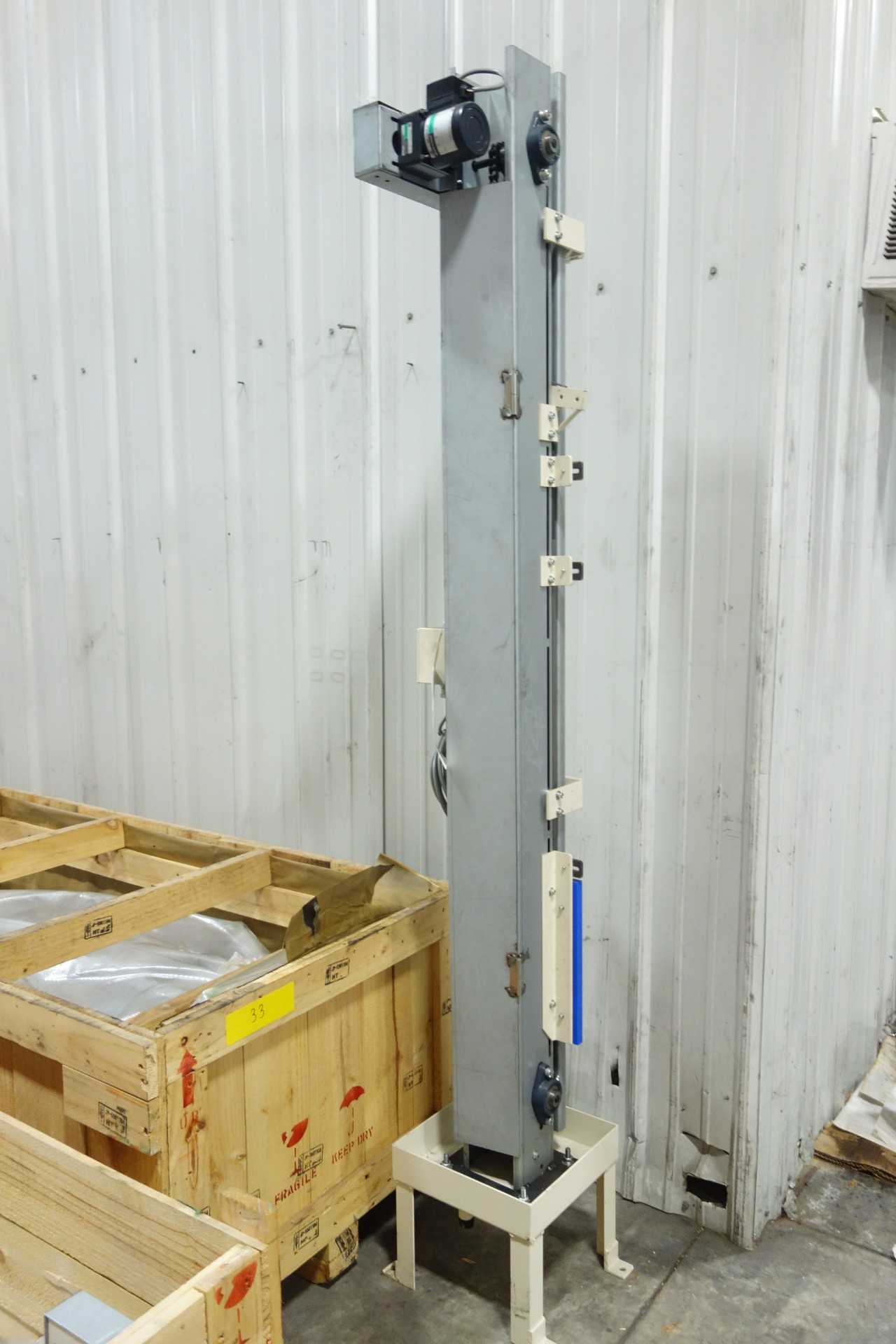 LOT OF 4 VERTICAL CONVEYOR ELEVATORS - CONVEYORS