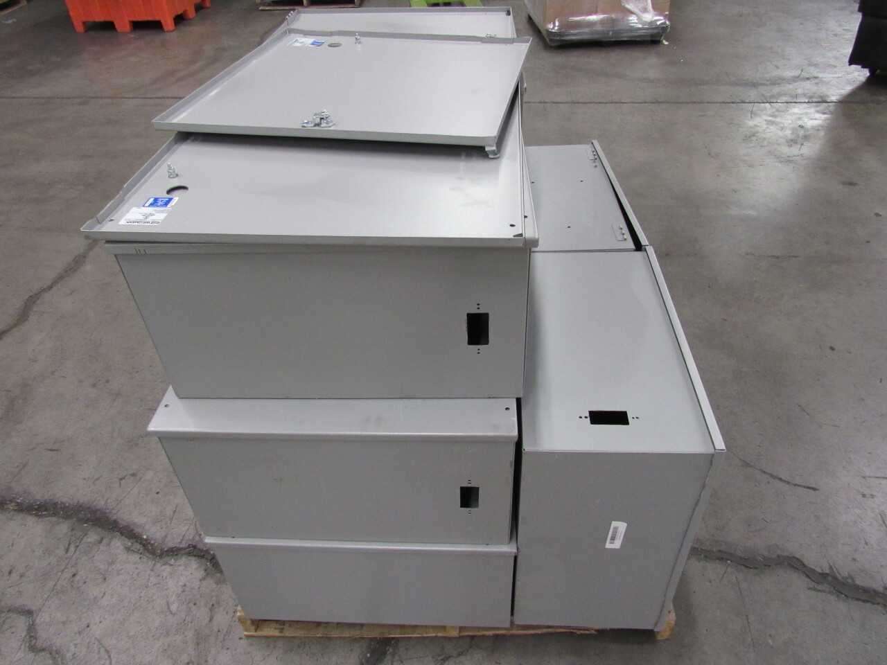 Pallet of 8x Used N1C242412LP Electrical Enclosures - ELECTRICAL ENCLOSURES