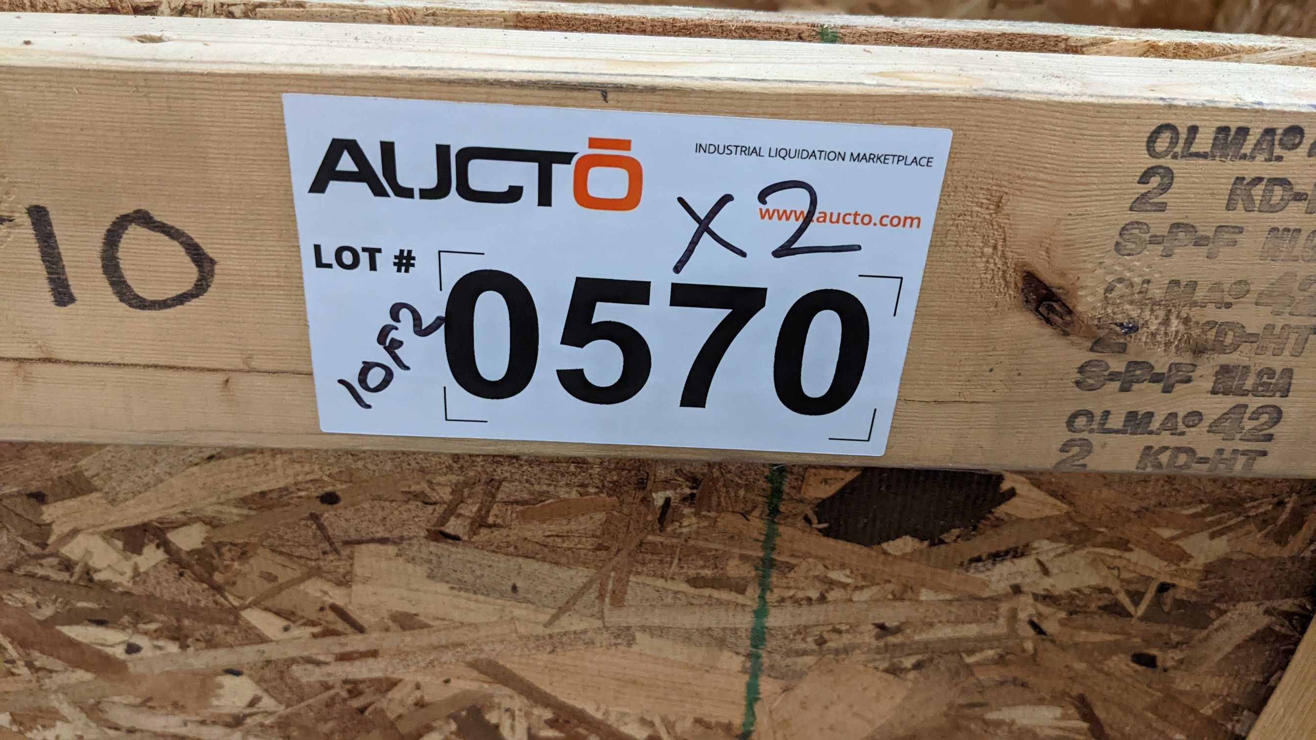 LOT OF 2 PARTS CRATE - MACHINING ACCESSORIES & TOOLING