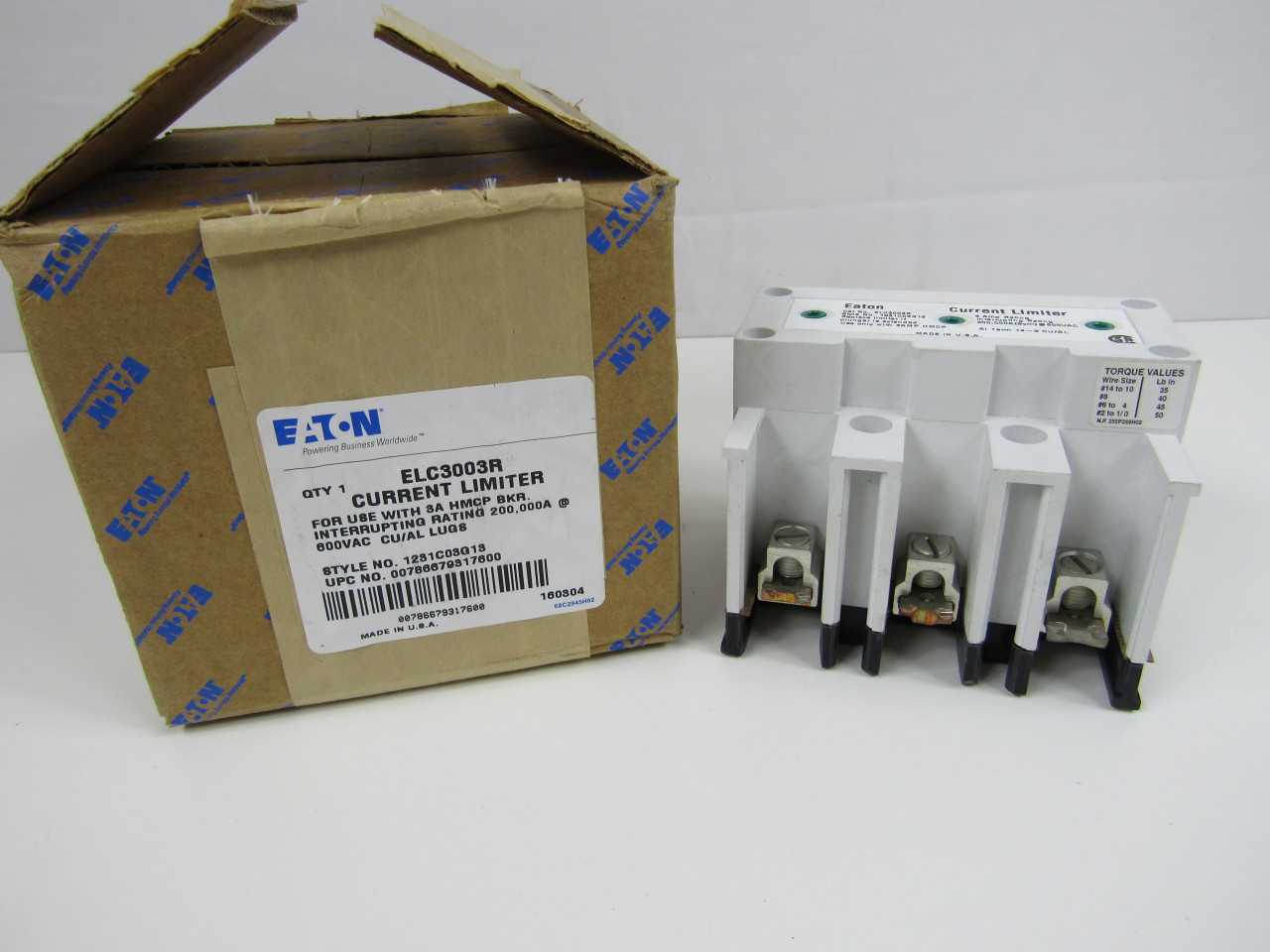 10 Quantity-Eaton 3A Fuse Current Limiters-ELC3003R - ELECTRICAL COMPONENTS
