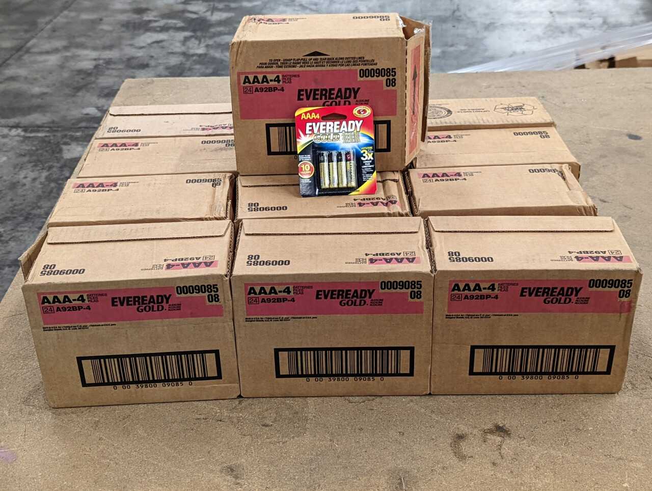 [Eveready - 13 Cases of 24] "AAA-4" Batteries - ELECTRICAL COMPONENTS