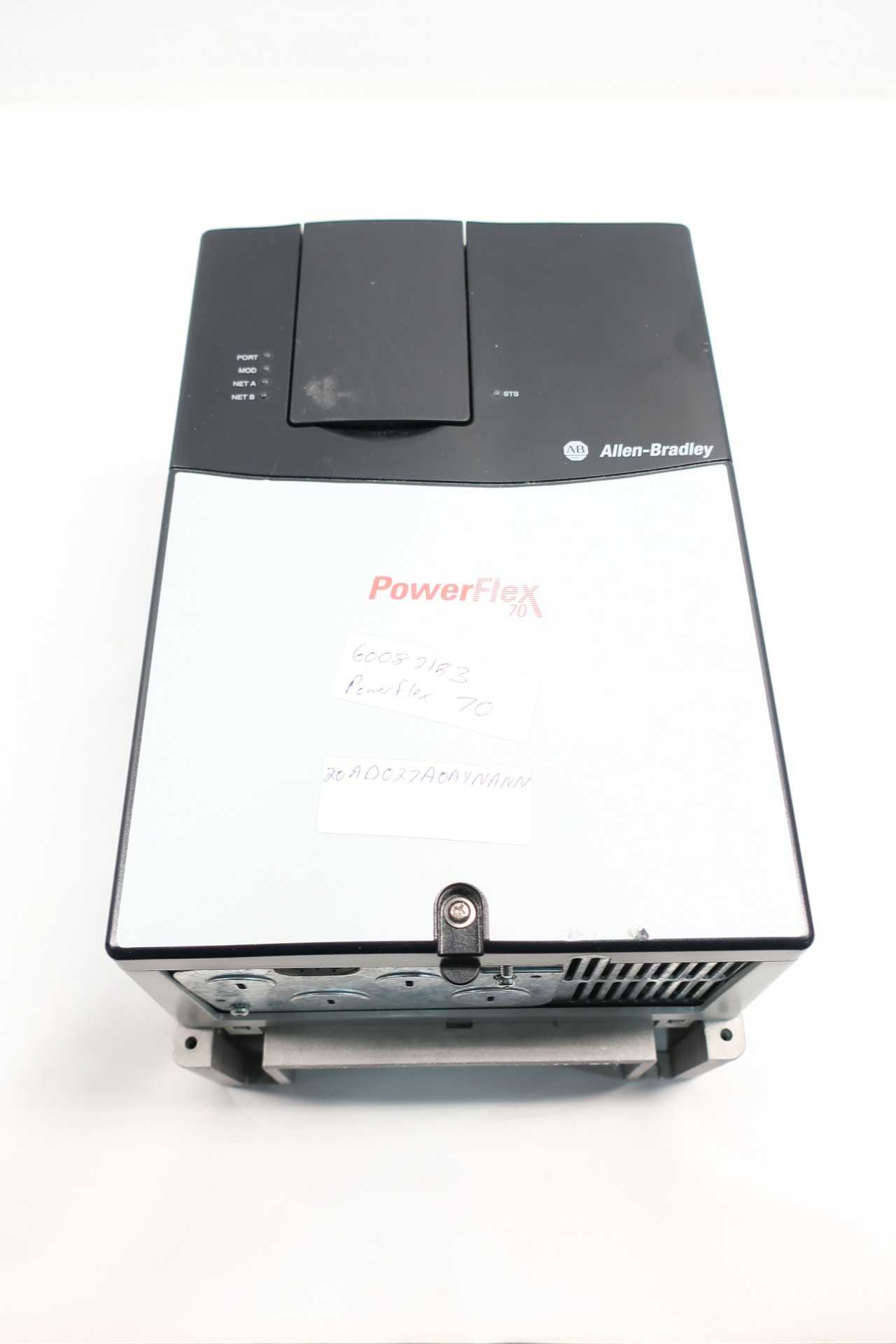 ALLEN BRADLEY 20A-D-027A-0-AYNANNN POWERFLEX 70 VFD DRIVE - MOTOR DRIVES