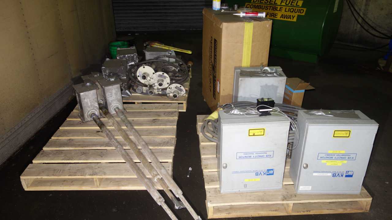 3 PALLETS OF ELECTRICAL BOXES, INSTRUMENTATION, KVB - ELECTRICAL COMPONENTS