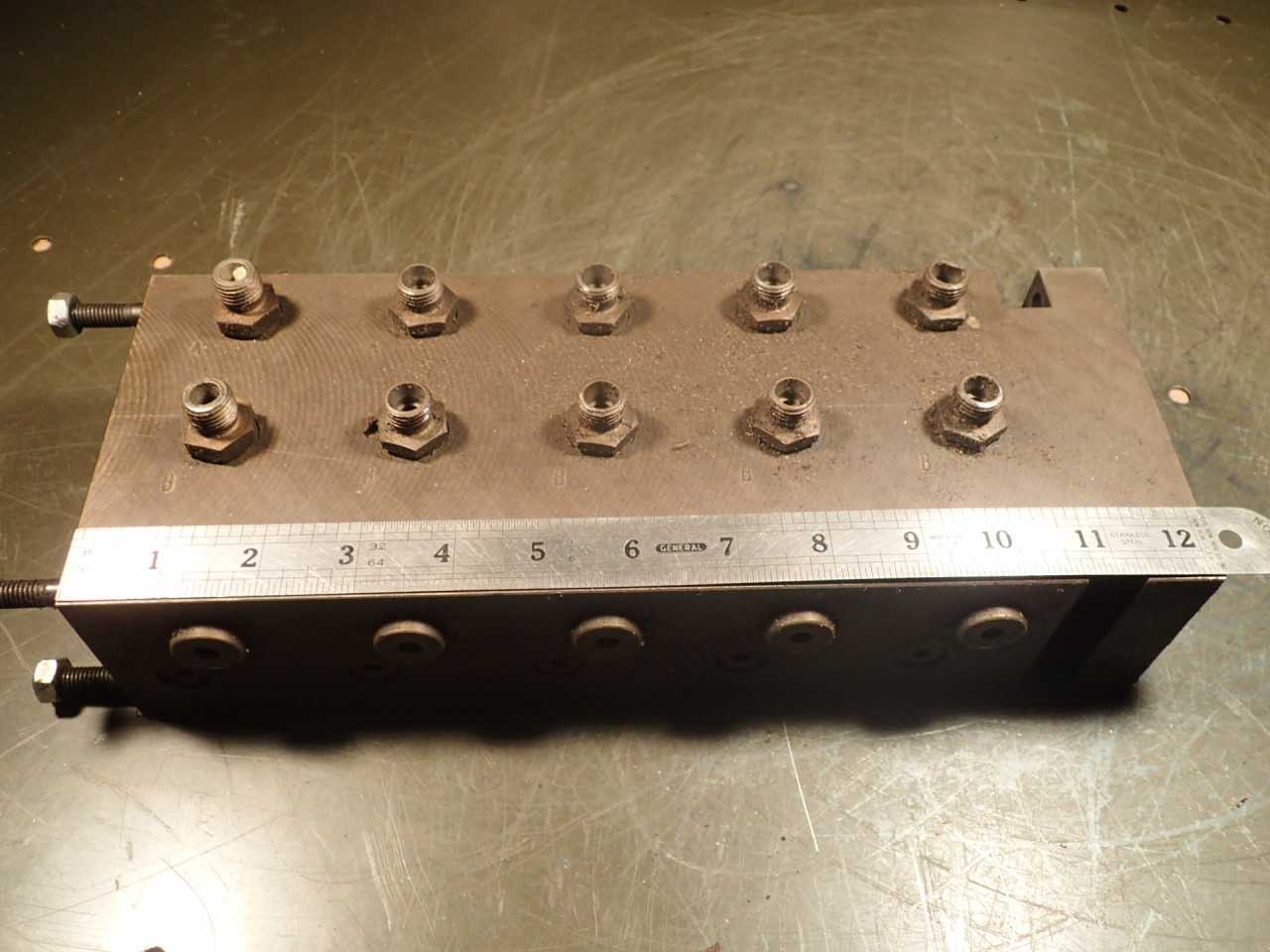 Bosch 819867-620FL Steel Hydraulic Manifold Distribution Block - HYDRAULIC PARTS