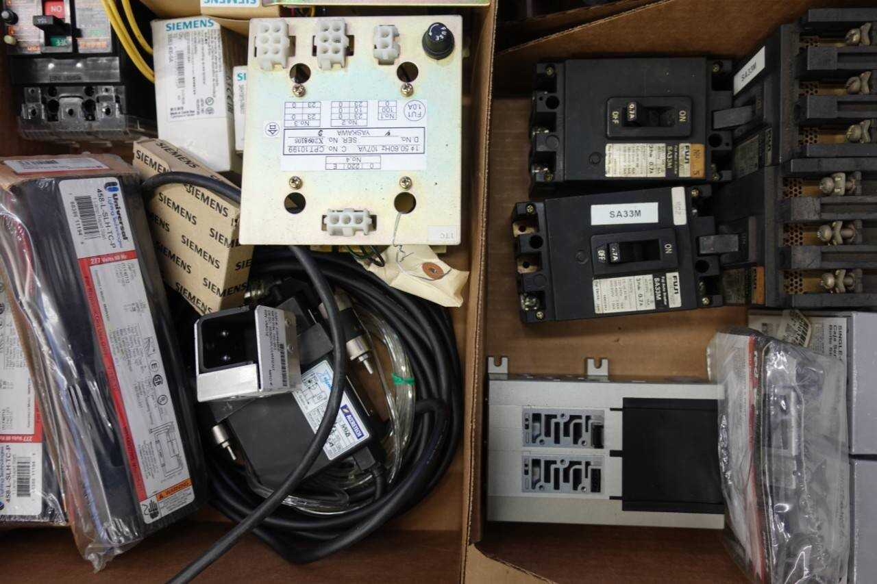 4 PALLETS OF ASSORTED ELECTRICAL - ELECTRICAL COMPONENTS