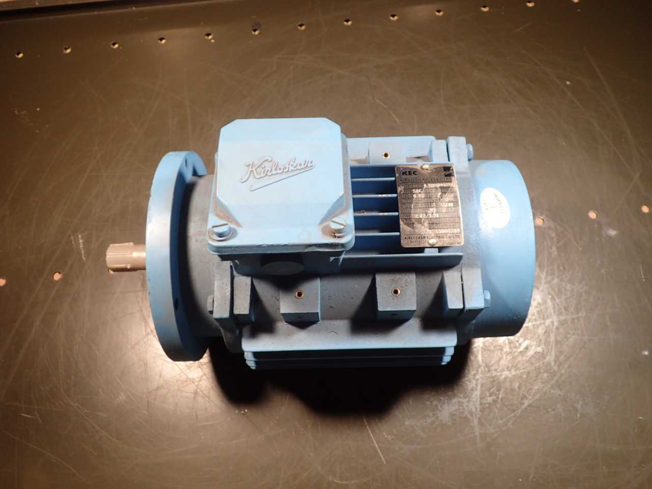 KEC Kirloskar Electric Motor: 0.75H4NV6S1W6 230/460V 3/4-HP 1710-RPM fr. 56C NOS - ELECTRIC MOTORS