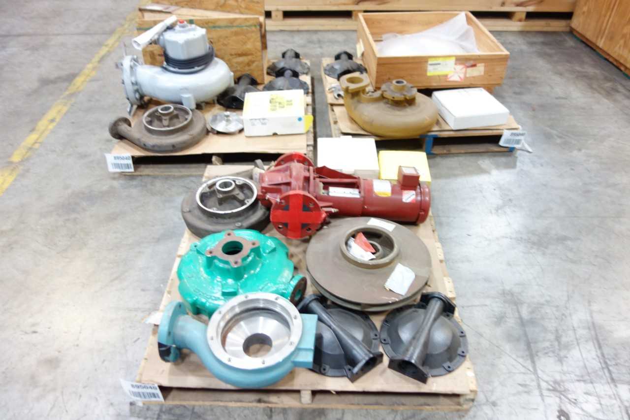 3 PALLETS OF ASSORTED PUMPS AND PUMP ACCESSORIES - PUMPS