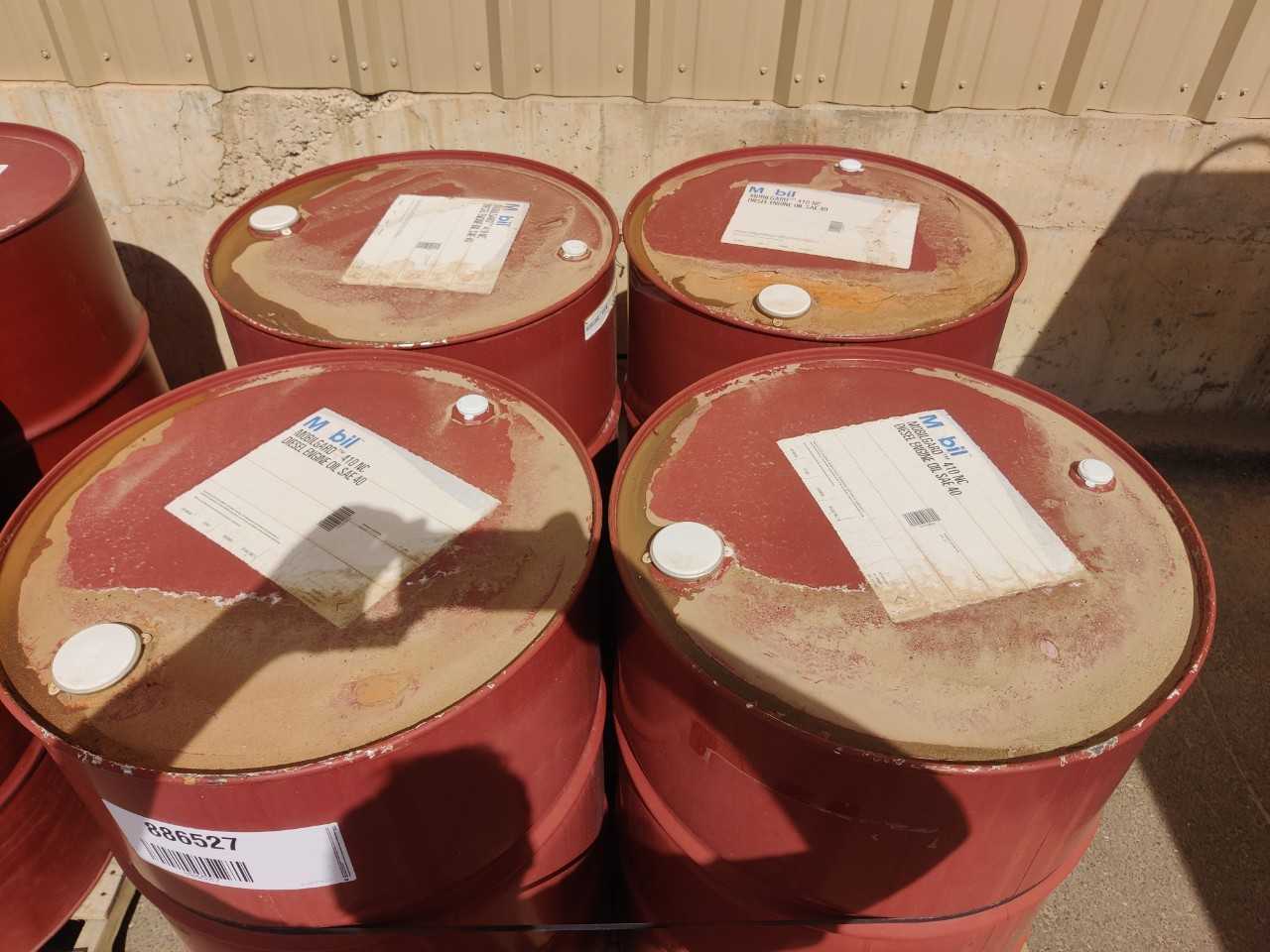 1 PALLET OF 4 55 GALLON DRUMS OF DIESEL ENGINE OIL 410NC - ELECTRIC POWER TOOLS