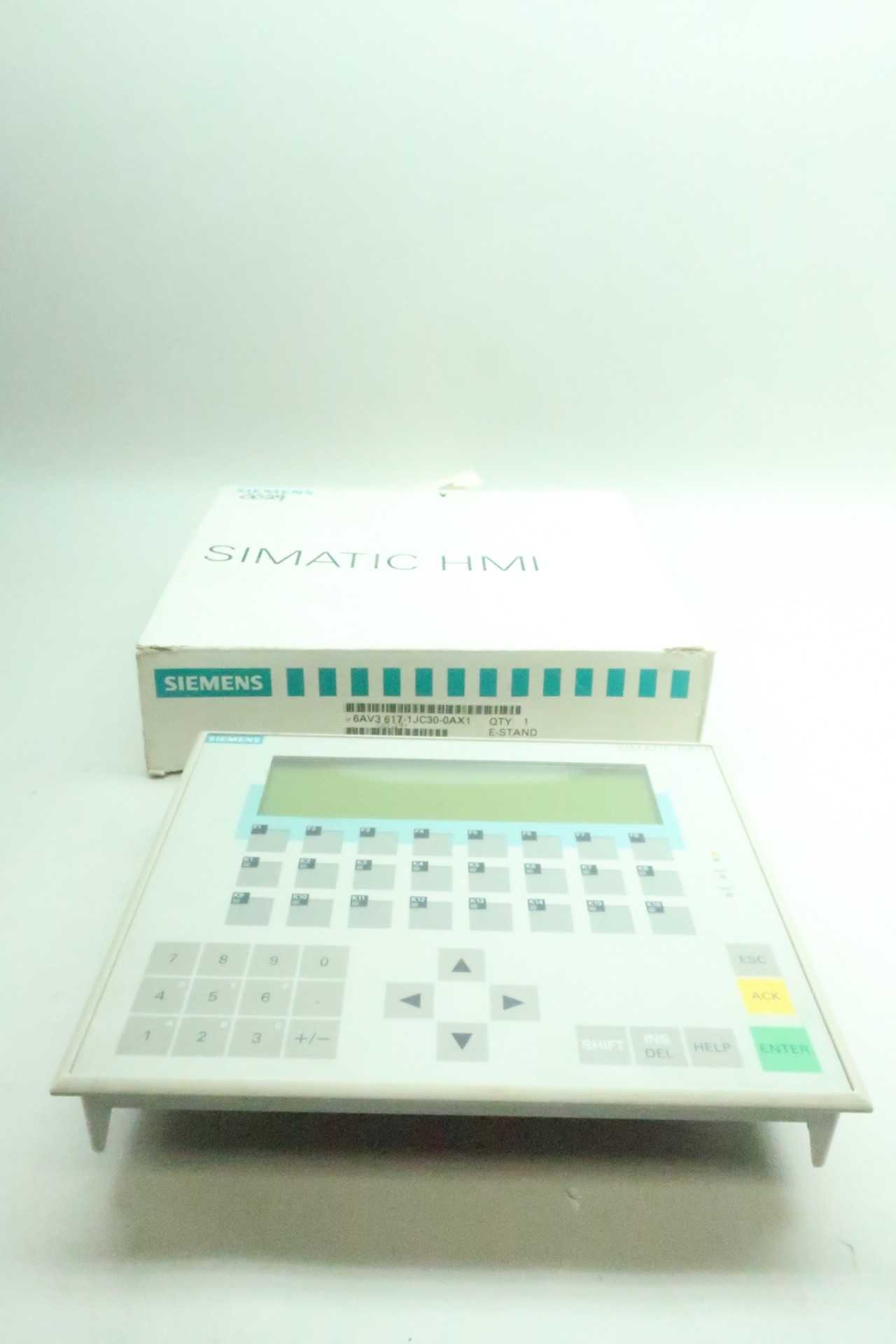 SIEMENS 6AV3 6171JC300AX1 SIMATIC OPERATOR INTERFACE PANEL - AUTOMATION & CONTROLS
