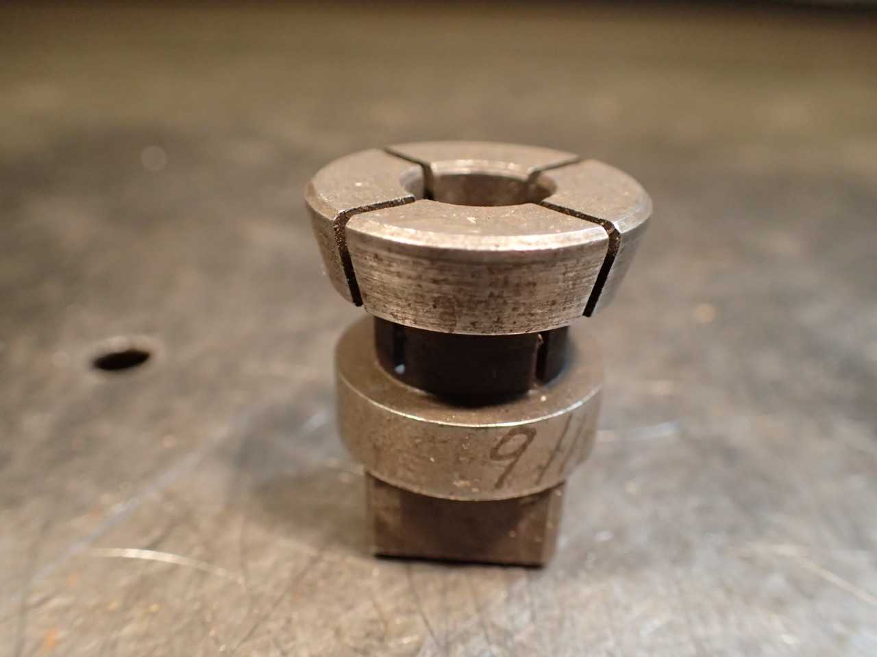 Ziegler 2LX-429C Square Drive Tap Collet: 9/16" -N FL Tool 2-TC-429 TA2-429C LX2 - HOLEMAKING TOOLS