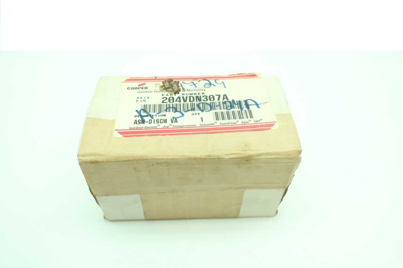 NEW COOPER 204VDN307A GARDNER-DENVER DISCHARGE VALVE ASSEMBLY AIR COMPRESSOR PARTS AND ACCESSORY - AIR COMPRESSORS NEW COOPER 204VDN307A GARDNER-DENVER DISCHARGE VALVE ASSEMBLY AIR COMPRESSOR PARTS AND ACCESSORY - AIR COMPRESSORS