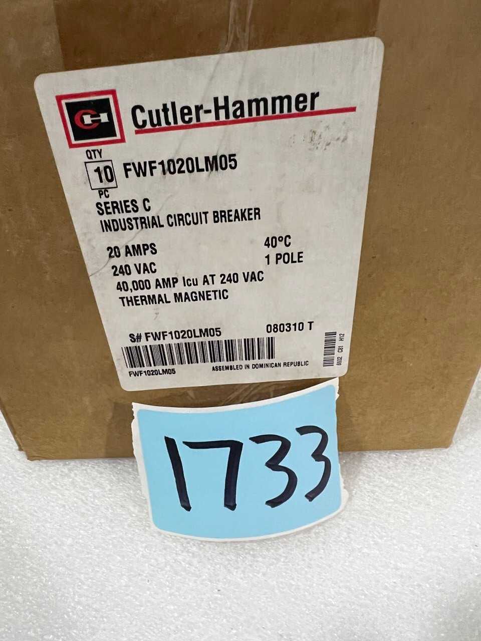 CIRCUIT BREAKER - CIRCUIT BREAKERS