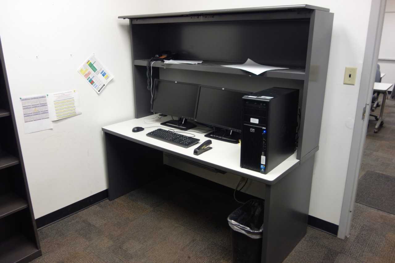 Lot of 2 Office Desks 30" x 5' - PLANT & FACILITY