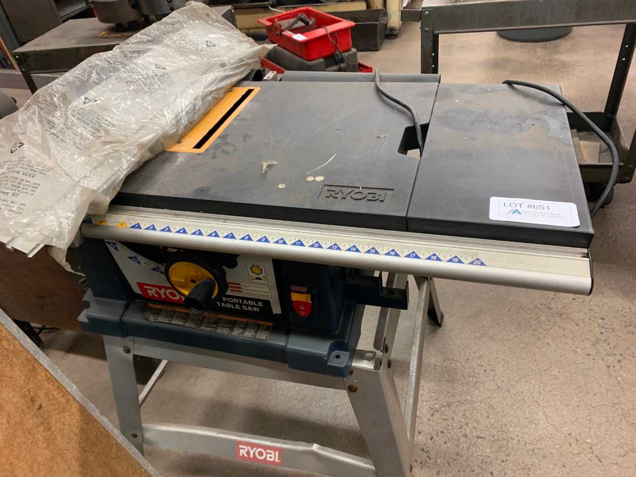 Ryobi Portable Table Saw - METAL SAWS
