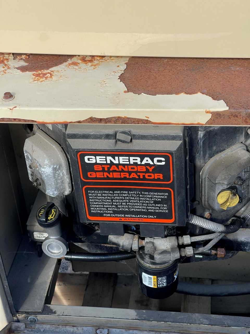 Generac 8KW HSB 00865-0 Generator - STANDBY POWER GENERATOR