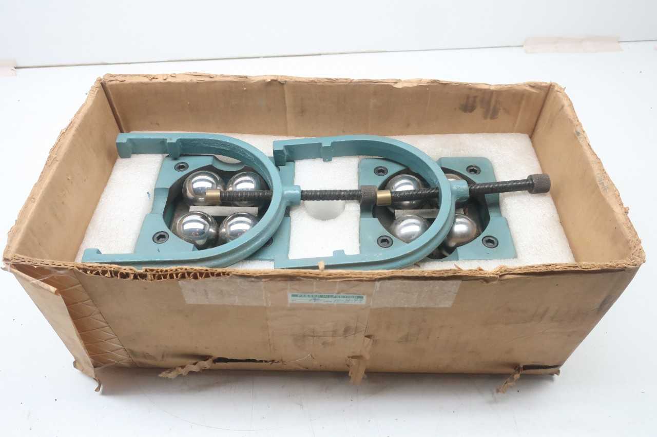 FLEXBAR LARGE BALL V-BLOCKS WITH CLAMPS 16095 - ELECTRIC POWER TOOLS