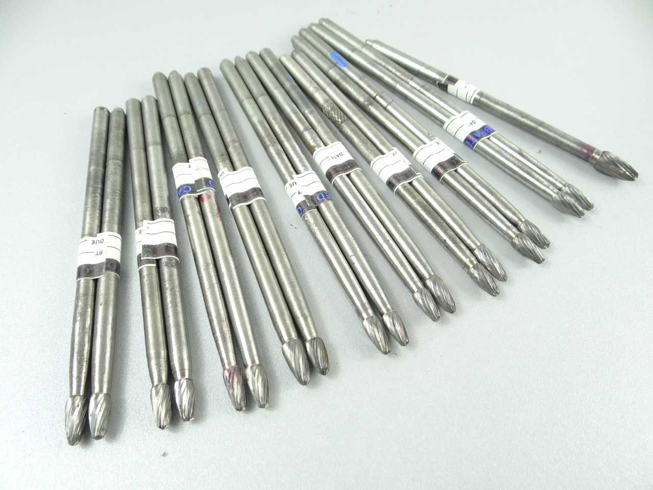 Lot of 19 Long Extra Long Shank Carbide Head Burrs - MISCELLANEOUS