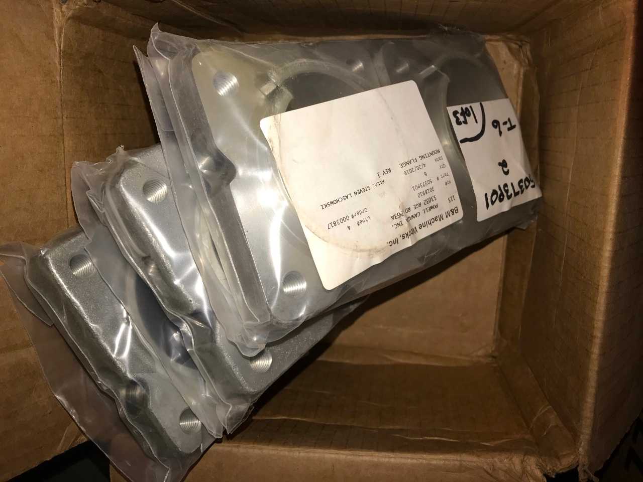 POWELL MOUNTING FLANGE (QTY 3x6 =18) - MISCELLANEOUS