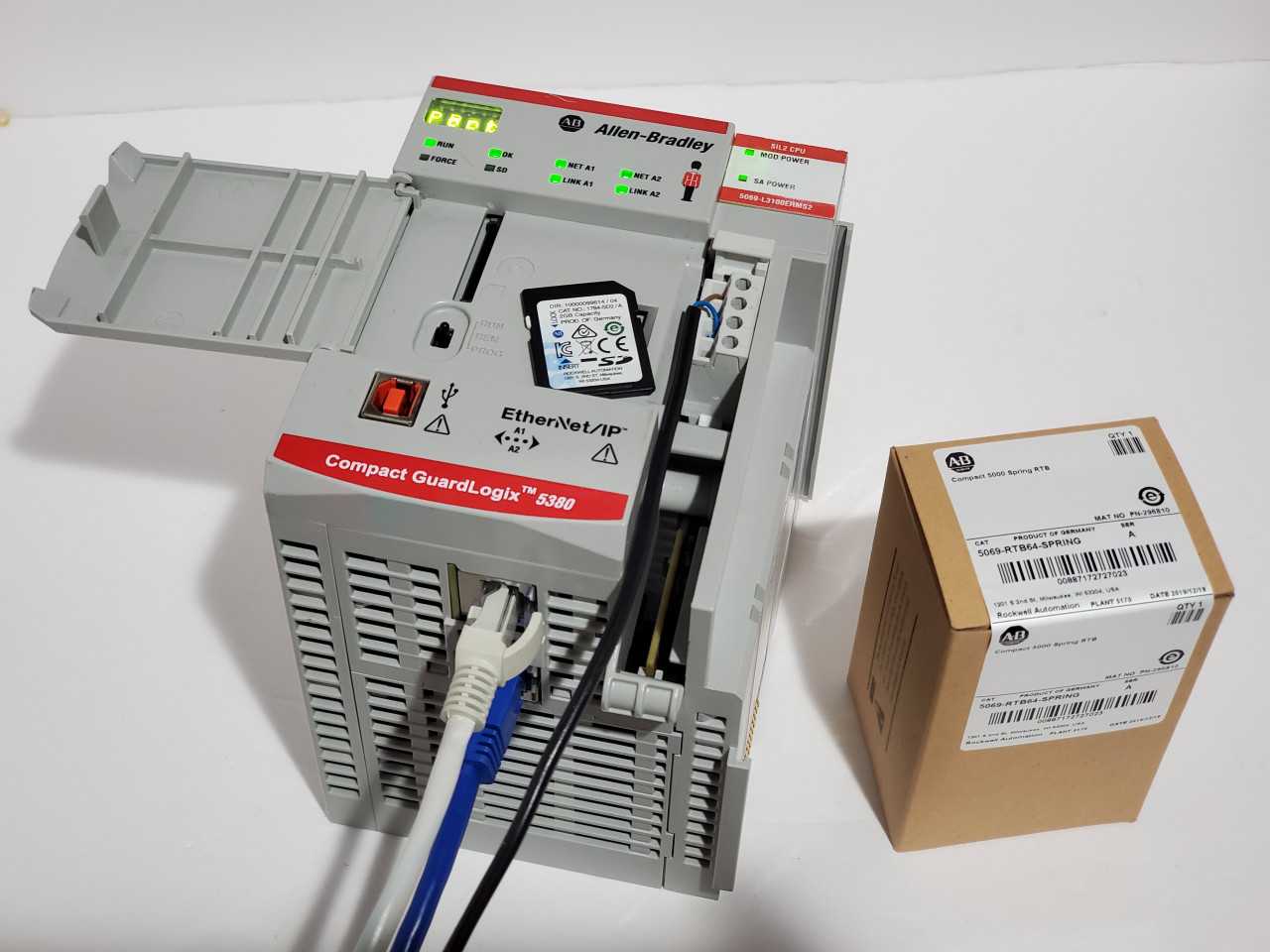 Allen Bradley CompactLogix 5069-L3100ERMS2 Plus Brand new 5069-RTB64 Spring - AUTOMATION & CONTROLS Allen Bradley CompactLogix 5069-L3100ERMS2 Plus Brand new 5069-RTB64 Spring - AUTOMATION & CONTROLS
