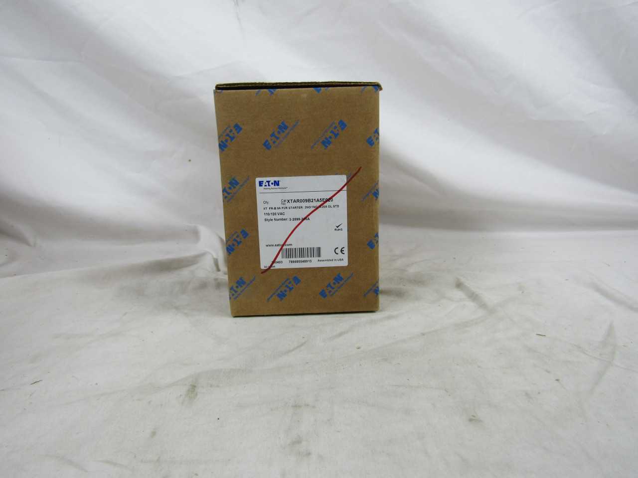 Quantity of 1 New Surplus Eaton XTAR009B21A5E020 Starter Reversing 9A 120V - MOTOR STARTERS