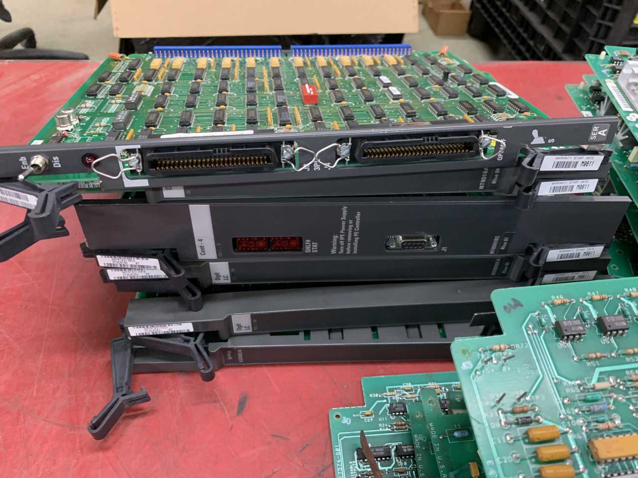 LOT OF USED CIRCUIT BOARDS NORTEL AND GENERAL ELECTRIC - AUTOMATION & CONTROLS