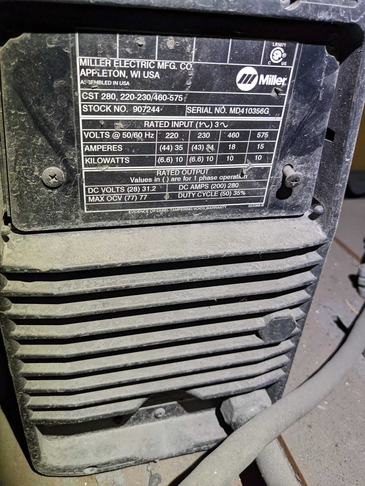 WELDER - WELDING EQUIPMENT
