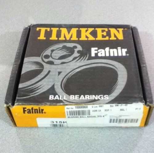 NEW IN BOX TIMKEN 315KC1FS50000 BALL BEARING 315K-C1-FS50000 - BEARINGS NEW IN BOX TIMKEN 315KC1FS50000 BALL BEARING 315K-C1-FS50000 - BEARINGS