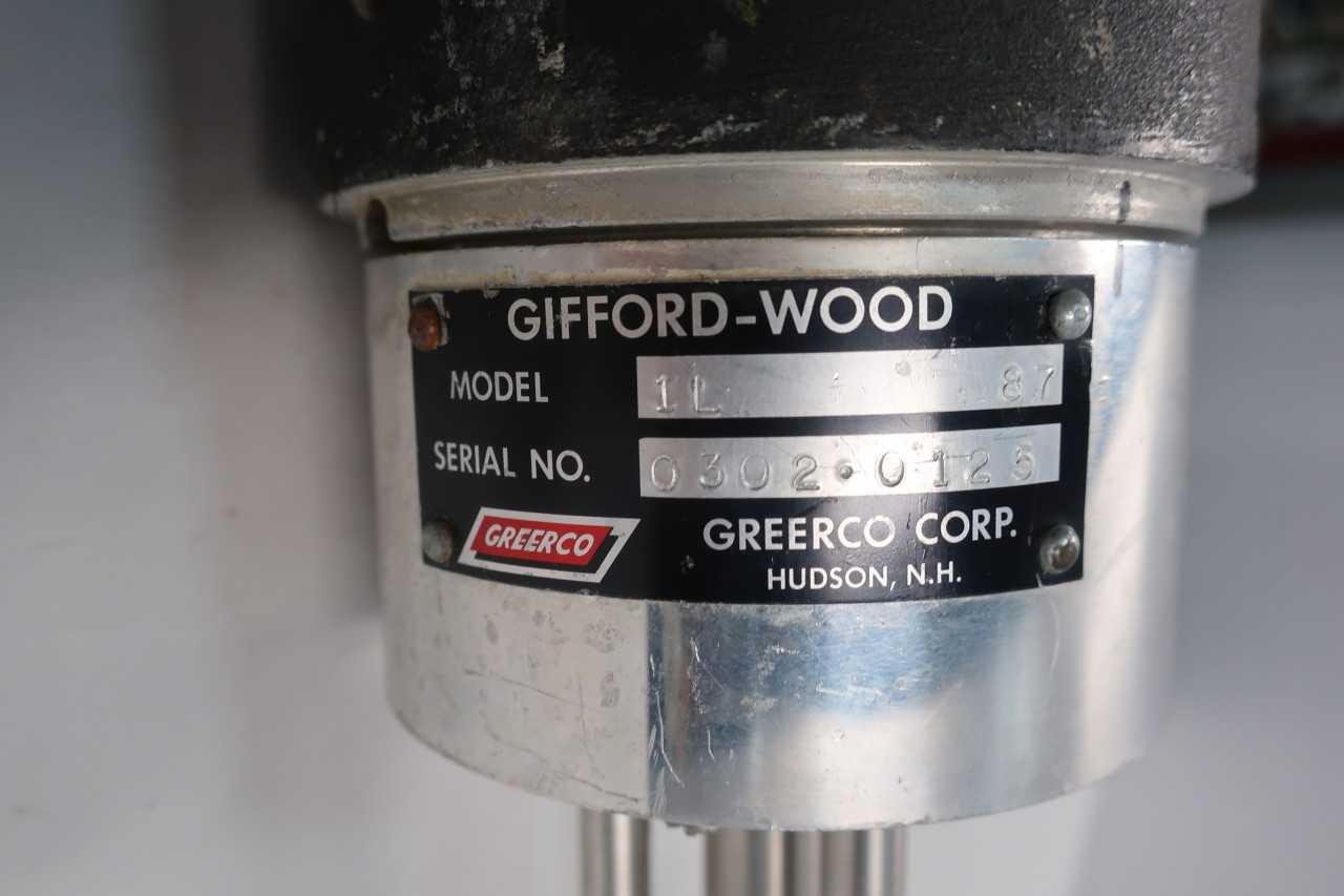 GREERCO HIGH SHEAR MIXER HOMOGENIZER - METAL SHEARS
