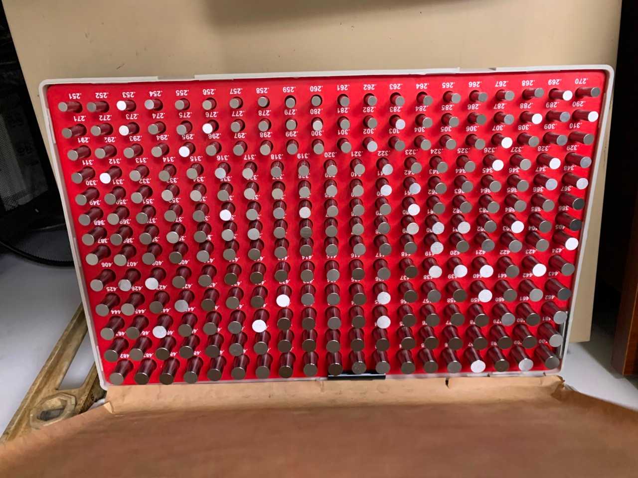 Vermont Pin Gauge Set - PROCESS EQUIPMENT