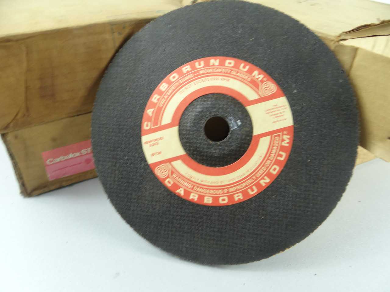 Lot of 40 NEW Carborundum Depressed Center Wheels - GRINDING WHEELS