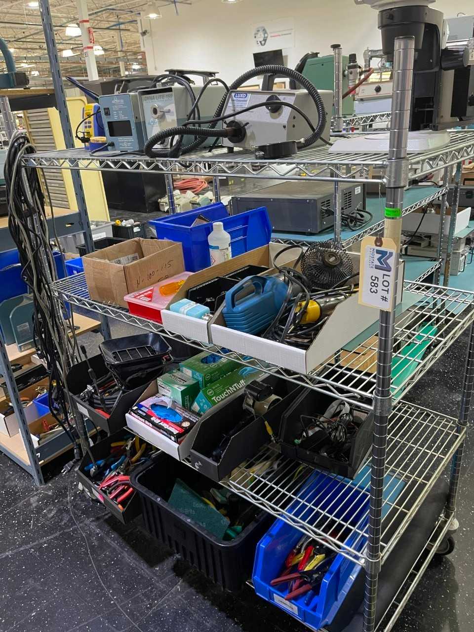 Rolling Bakers Rack No Contents - SHELVING