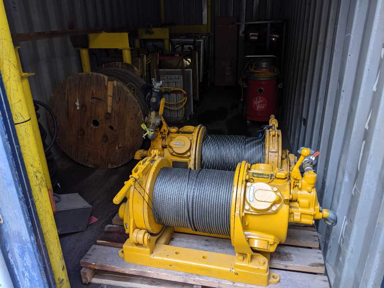 Contents of Conex - heaters, lighting, vacuums - hoists/winches excluded - LIFTING EQUIPMENT Contents of Conex - heaters, lighting, vacuums - hoists/winches excluded - LIFTING EQUIPMENT