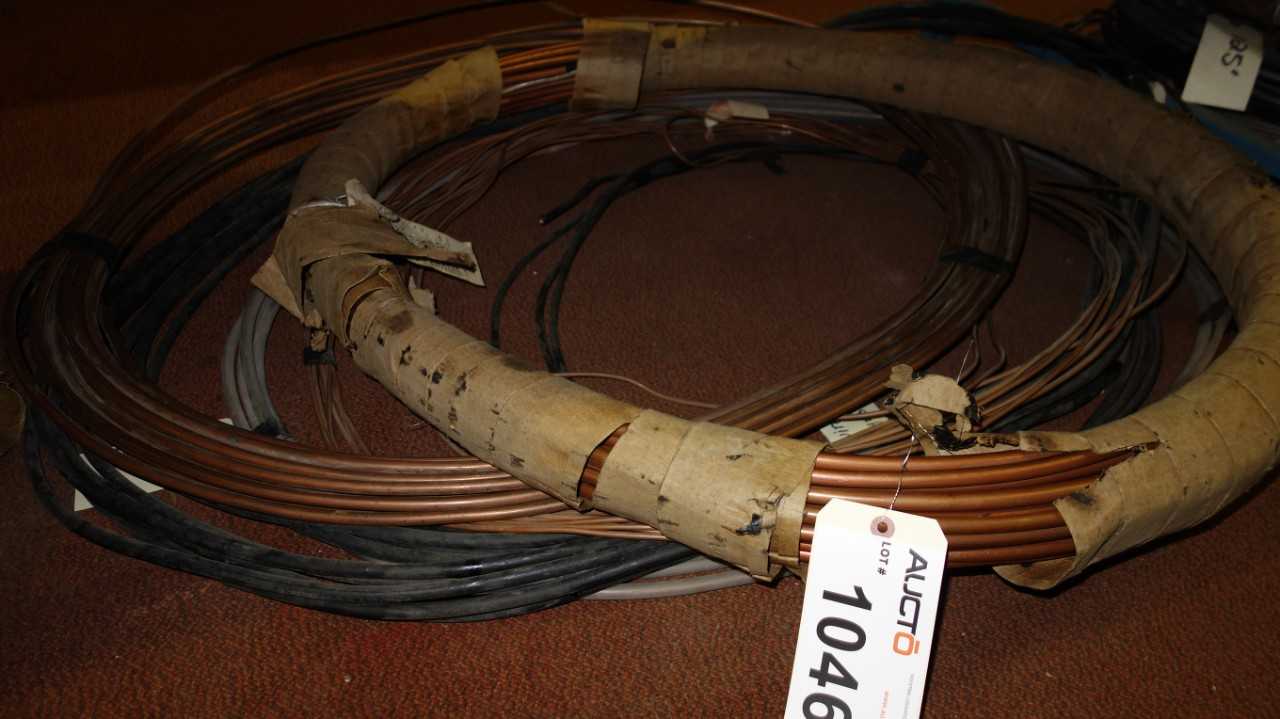 LOT OF COPPER CABLE AND TUBING - ELECTRIC POWER TOOLS