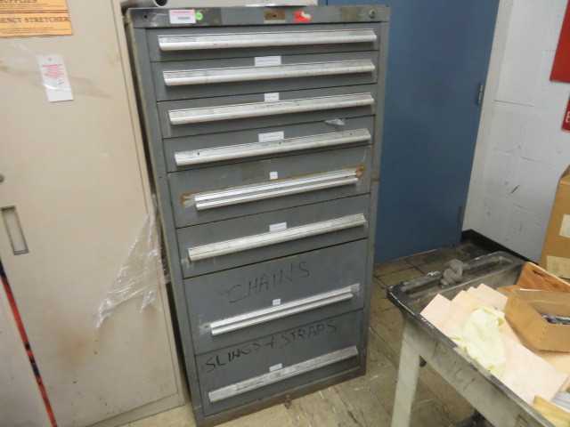 9 Drawer Tool Cabinet with contents - MISCELLANEOUS