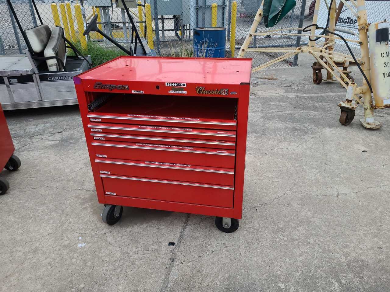 Snap-on 7 drawer tool crib (Lot 2586583) San Antonio, TX - TOOL STORAGE