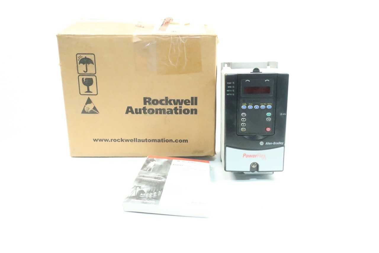 Allen Bradley 20AD1P1A1AYNNNNN Powerflex 70 0-400hz 1/2hp 0-460vac Drive - MOTOR DRIVES
