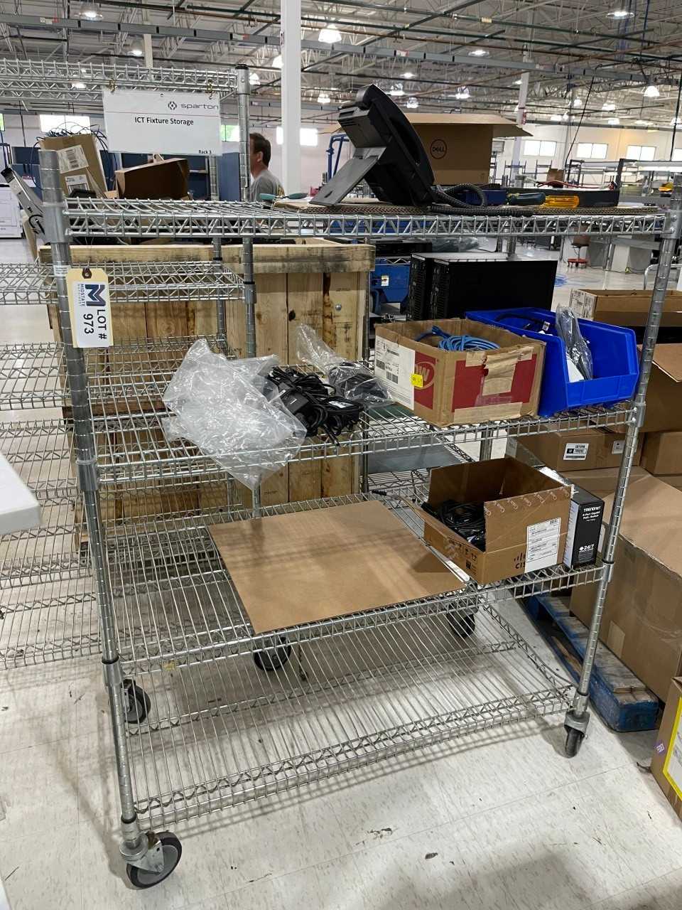 Rolling Bakers Rack No Contents - MISCELLANEOUS