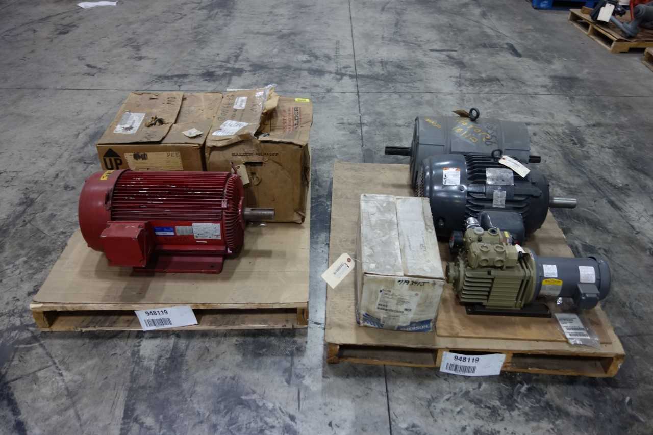 2 PALLETS OF ASSORTED ELECTRIC MOTORS - ELECTRIC MOTORS