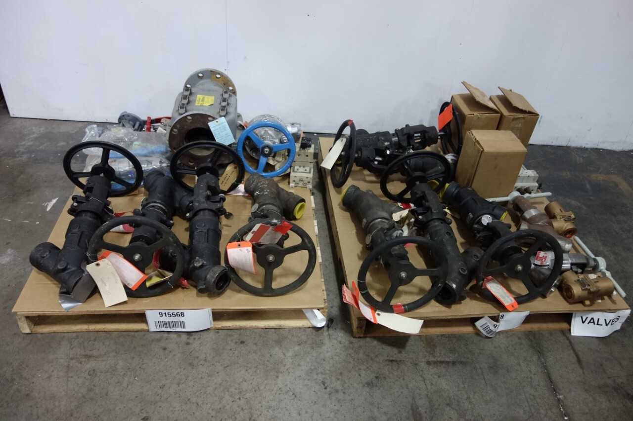 2 PALLETS OF ASSORTED VALVES - VALVES 2 PALLETS OF ASSORTED VALVES - VALVES