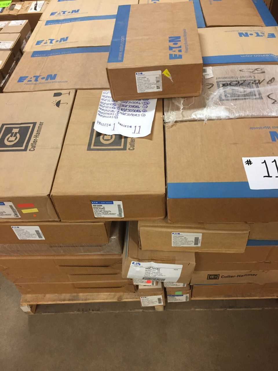Lot of Eaton Type HQP Circuit Breakers - CIRCUIT BREAKERS