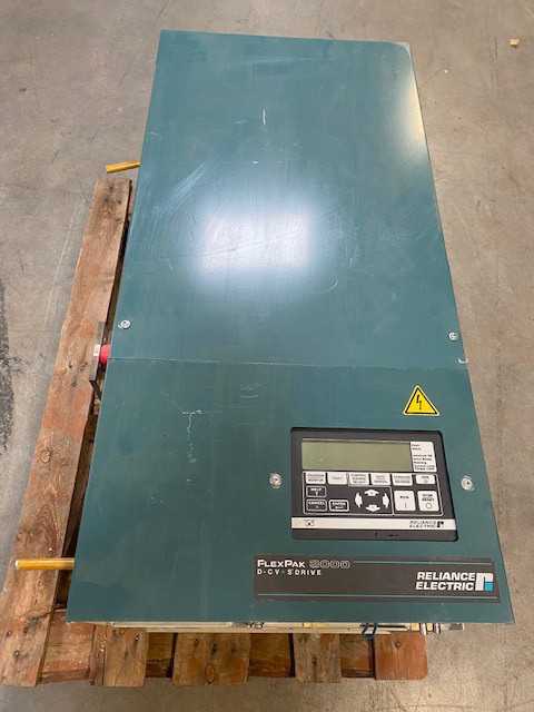 Reliance Electric 848.12.43 B FlexPak 3000 DC Drive FP3000-S6-1200-60-AN-FC - Used - Bench Tested - MOTOR DRIVES