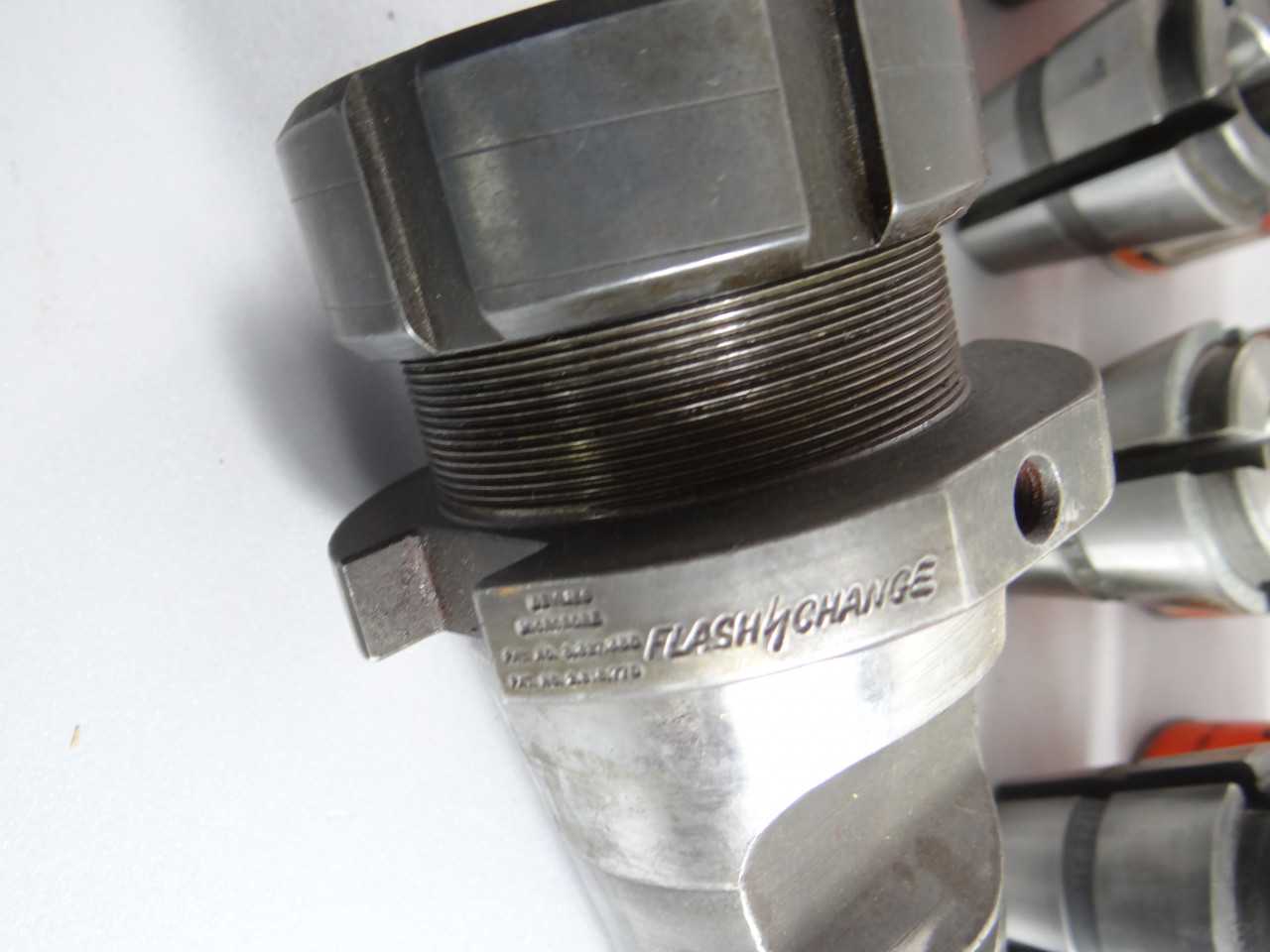 10 BALAS C12 COLLETS WITH NMTB50 FLASH CHANGE CHUCK - MACHINING ACCESSORIES & TOOLING