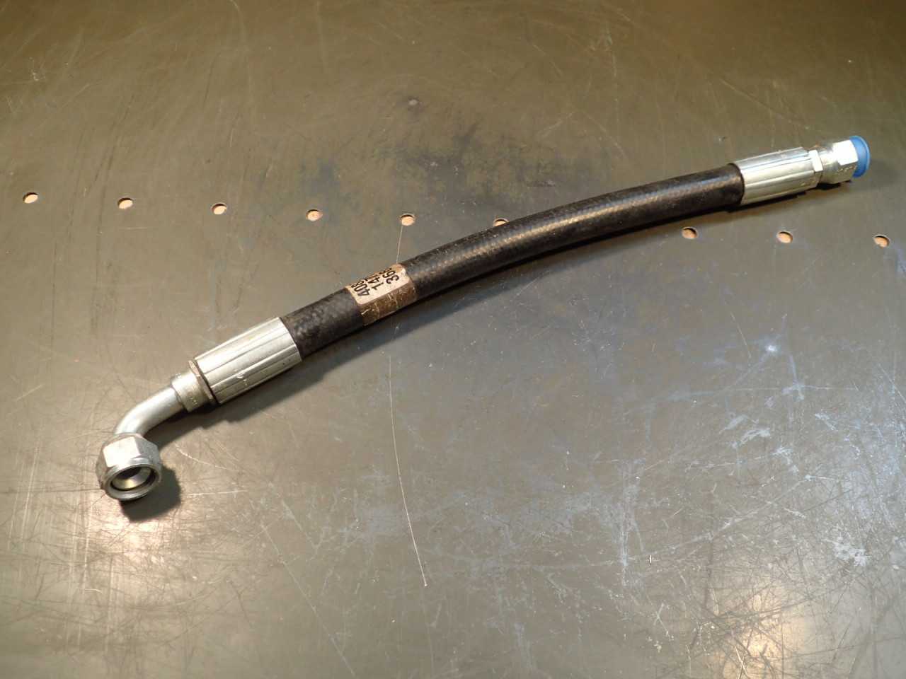Gates 8M3K Hydraulic Hose 15-3/4" end to CL -8 Female JIC x -8 Female JIC 90 NOS - INDUSTRIAL PARTS