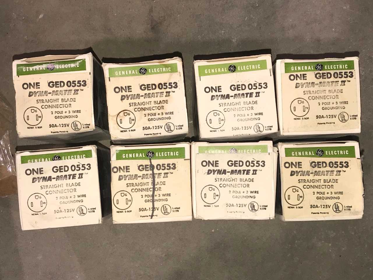 General Electric GED 0553 Straight Blade Connector (QTY 8) - AUTOMATION & CONTROLS