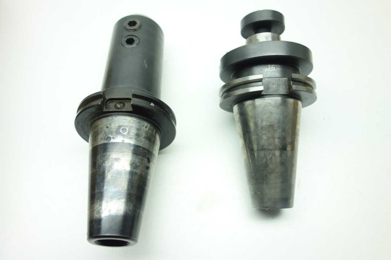 LOT OF ASSORTED CAT50 TOOL HOLDERS - LYNDEX - MACHINING ACCESSORIES & TOOLING