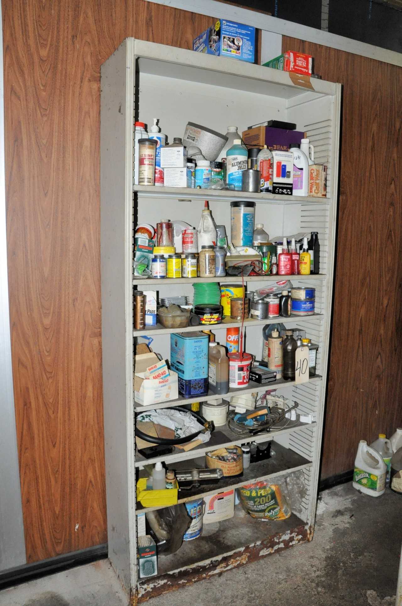 Bookcase with General Maintenance Contents - ELECTRIC MOTORS