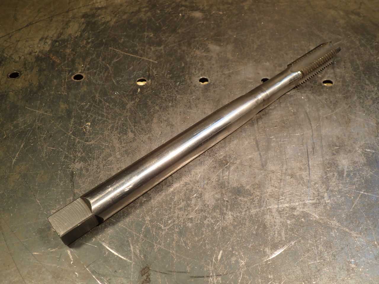 LSi 3/4" -10 NC 10" Extension Hand Thread Tap: 4-Flute, HSS, H3, USA Made, Used - MACHINING ACCESSORIES & TOOLING