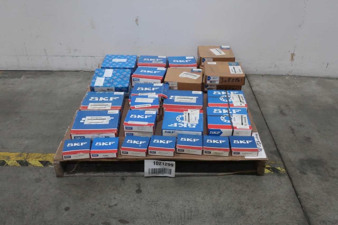 PALLET OF ASSORTED SKF ROLLER BEARINGS - BEARINGS