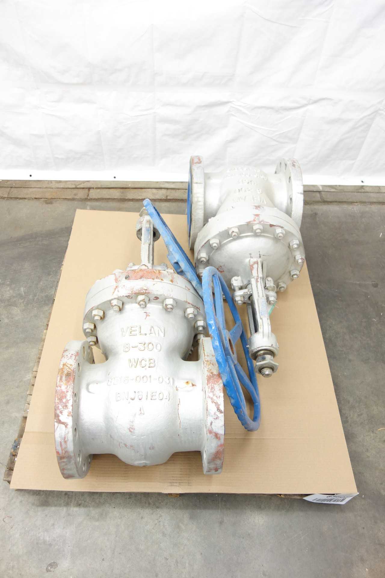 LOT OF 2 VELAN GATE VALVES - VALVES